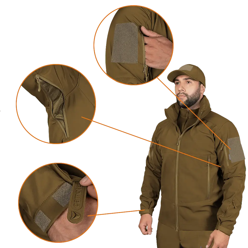 Куртка мужская теплая Phantom System (Койот) 3XL Винница - изображение 4