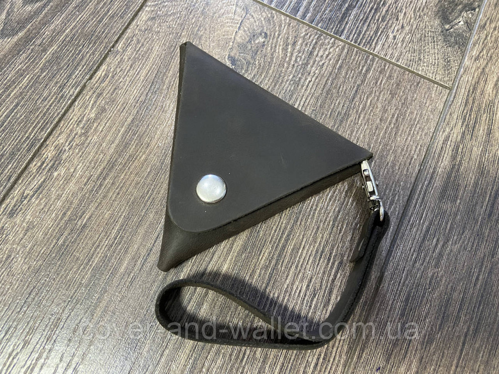 Монетница для копеек из натуральной кожи с ремешком для руки PS Leather Киев - изображение 5