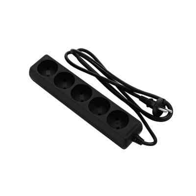 Мережевий подовжувач 2E 5XCEE7/17, 1.5м, black (2E-U0510M1.5BK_Gift) Вінниця