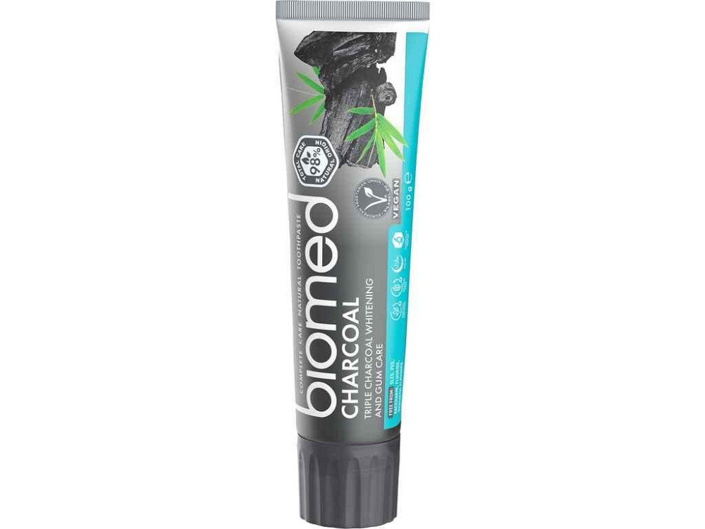Зубная паста 100г CHARCOAL (для отбеливания ) ТМ BIOMED Киев - изображение 1