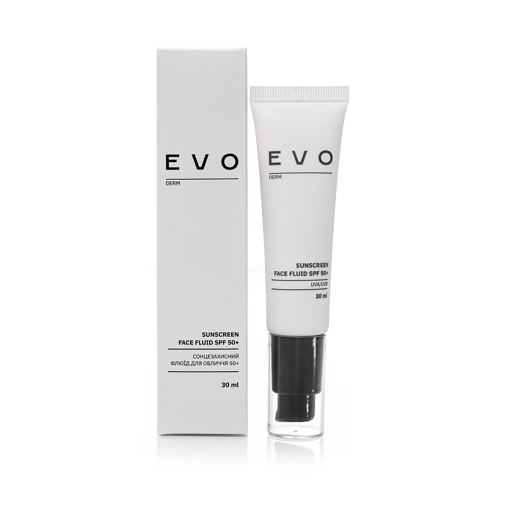 Солнцезащитный флюид для лица SPF 50 EVO derm 30 мл Киев - изображение 5