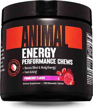 Передтренувальний комплекс Universal Nutrition Animal Energy Performance 120 Chews (Pom-Berry) Луцьк