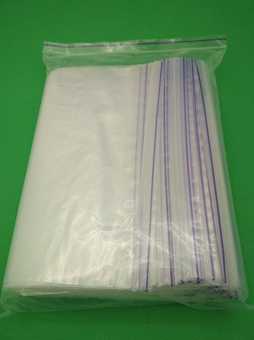 Пакеты Zip-lock 15×15 см 100 шт — прозрачные полиэтиленовые пакеты с застежкой-струна для хранения и фасовки Харьков - изображение 1