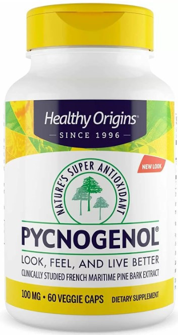Экстракт сосновой коры Пикногенол Healthy Origins Pycnogenol 100 мг 60 капсул Киев - изображение 1