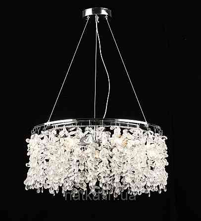 Люстра підвісна кришталева S2490/7, Хром Київ