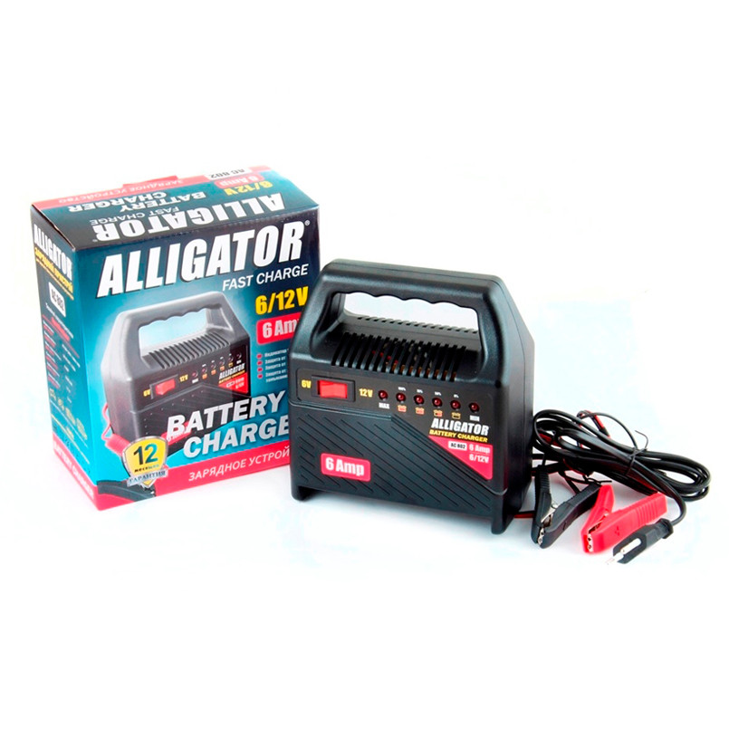 Зарядний пристрій АКБ Alligator 6/12В 80А·год 6А (AC802) Львів - фото 1