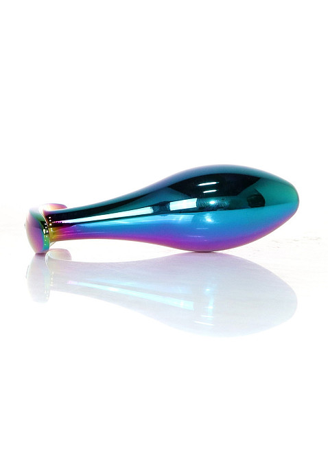 Анальная металлическая пробка Plug-Jewellery Multicolour PLUG- Clear L Sex Aura Киев - изображение 6