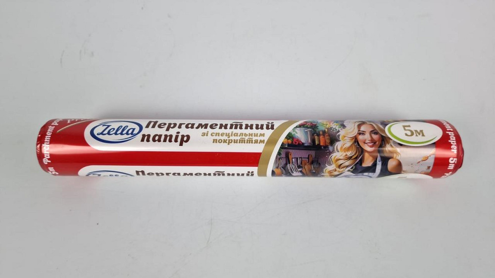 Пергамент для випікання (5 м*28 см) Zella білий силіконовий (1 рул) Харків - фото 2