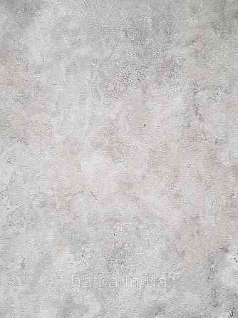 Шпалери вініл на флізеліні гарячого тиснення DU&KA Natura1.06х10 під камінь мармур сірі з бежевим Київ