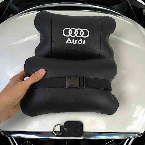 Подушки під голову автомобіль Audi / Ауді, Подушки для підголівників в машину, Подарунок водієві IF-91 Івано-Франківськ