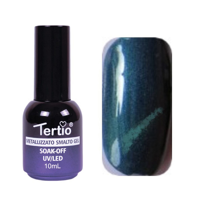 ГЕЛЬ-ЛАК №010 (СИНІЙ МАГНІТНИЙ) КОТЯЧЕ ОКО 10 МЛ TERTIO Київ - фото 1