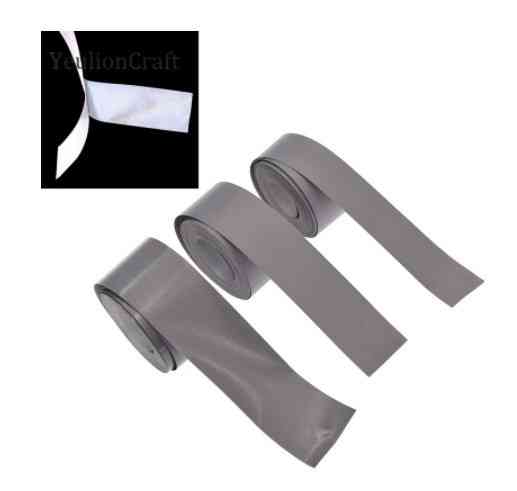 Светоотражающая лента для шитья 5 см на 3 м серый Киев