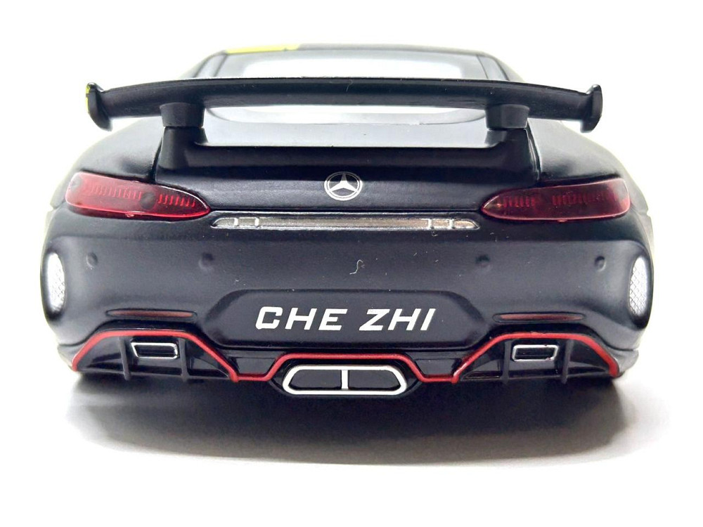 Машина Автосвит Mercedes SL-class инерционная открываются двери капот багажник 20см Черная с желтым (AP-1840) Чернигов - изображение 8