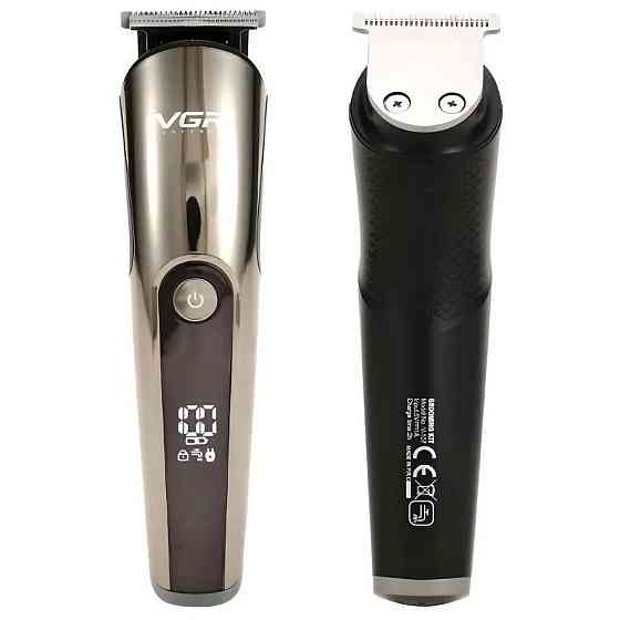 Аккумуляторная машинка для стрижки 5в1, VGR V-107 / Триммер для бороди / Набор для стрижки волос Киев