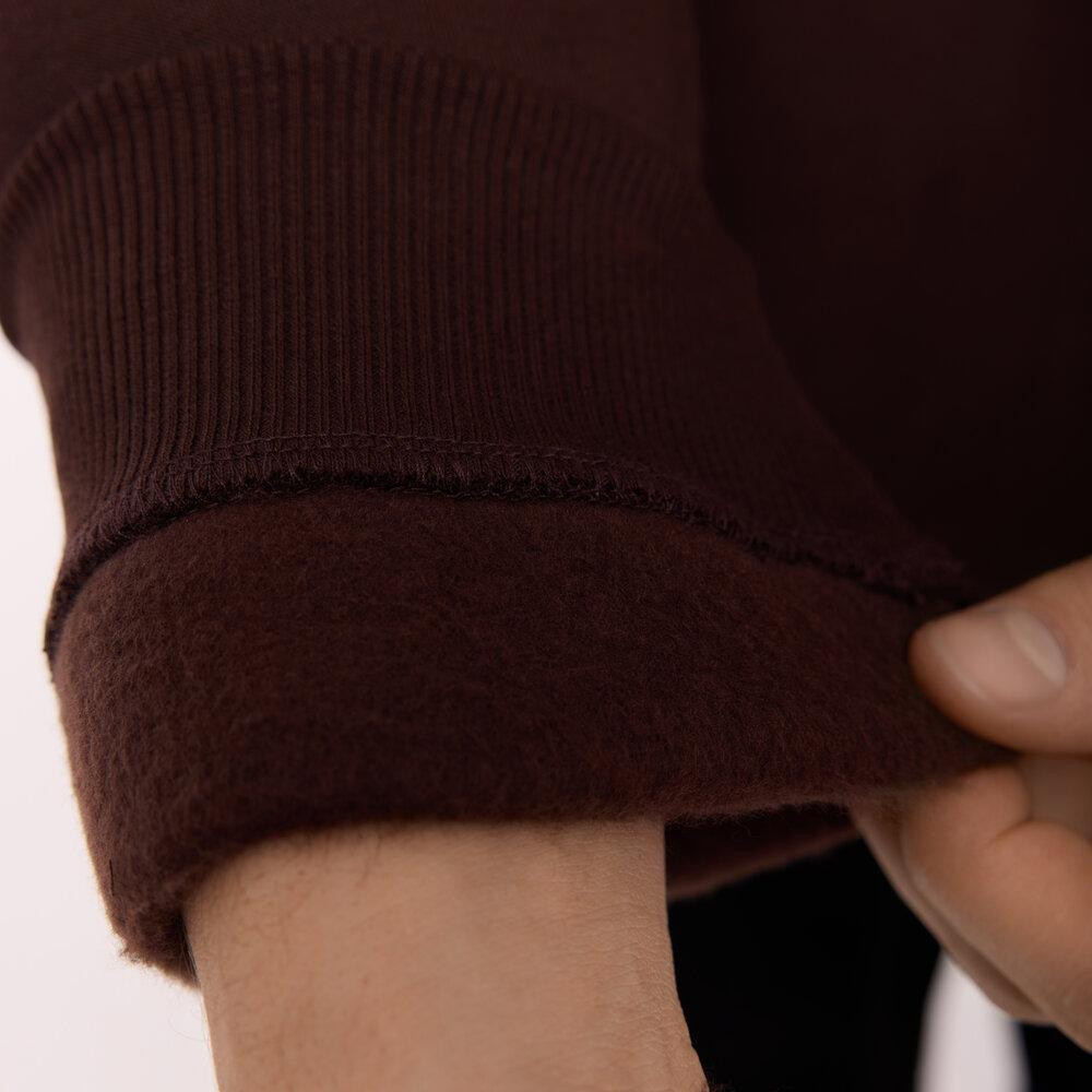 Шоколадне худі оверсайз чоловіче Pobedov Urbanist. Худі шоколадне чоловіче зима Київ - фото 6