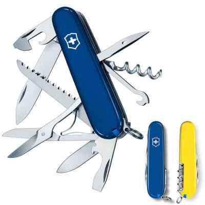 Нож Victorinox Huntsman Ukraine 91 мм Синьо-жовтий (1.3713.2.8) Винница