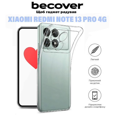 Чохол до мобільного телефона BeCover Xiaomi Redmi Note 13 Pro 4G Transparancy (710914) Вінниця - фото 6