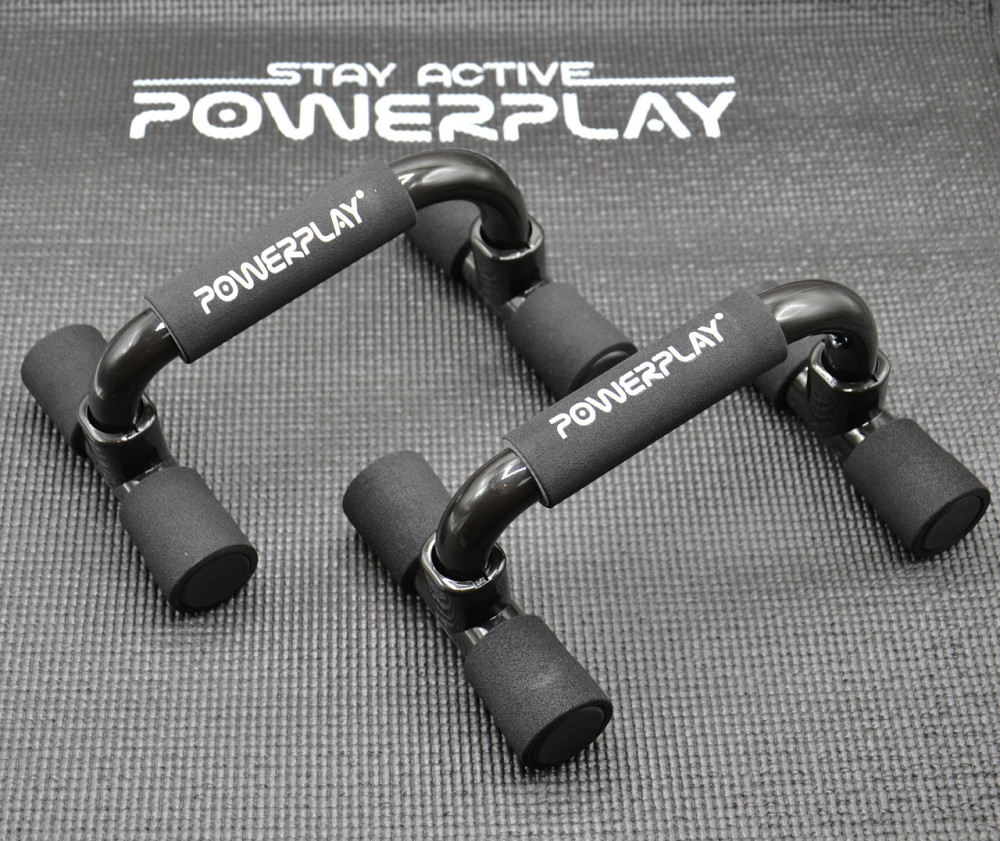 Упори для віджимань PowerPlay 4316 Push Up Bars пластикові (Скошені) Луцьк - фото 9