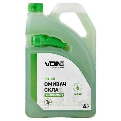 Омивач скла 4л літній антімошка (каністра з лійкою) (в асортименті) Харків