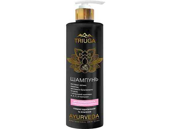 Шампунь 500мл Глибоке відновлення і живлення ТМ Triuga Ayurveda Київ