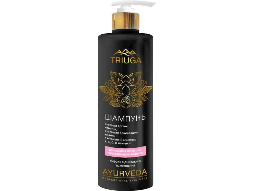 Шампунь 500мл Глибоке відновлення і живлення ТМ Triuga Ayurveda Київ - фото 1