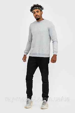 Світшот базовий утеплений Ray Basic чоловічий сірий меланж (U0301M-Grey Heather) M Київ