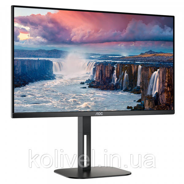 TFT 23.8" AOC 24V5C/BK, FHD, IPS, 119% sRGB, 75Гц,1 мс, HDMI, DP, USB-C, USB-hub, Pivot, кол, чорень (24V5C/BK) Київ - фото 2
