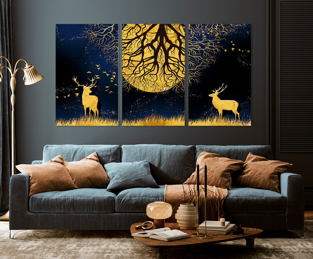 Модульная картина в гостиную / спальню Природа  Лісу   ART-126_3A 100х150 см Киев - изображение 3