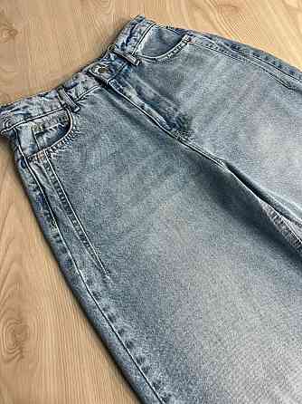 Джинсы женские Its Basic 2499-3 Wide Leg jeans с высокой талией широкие ровные от бедра с выточками  Одесса