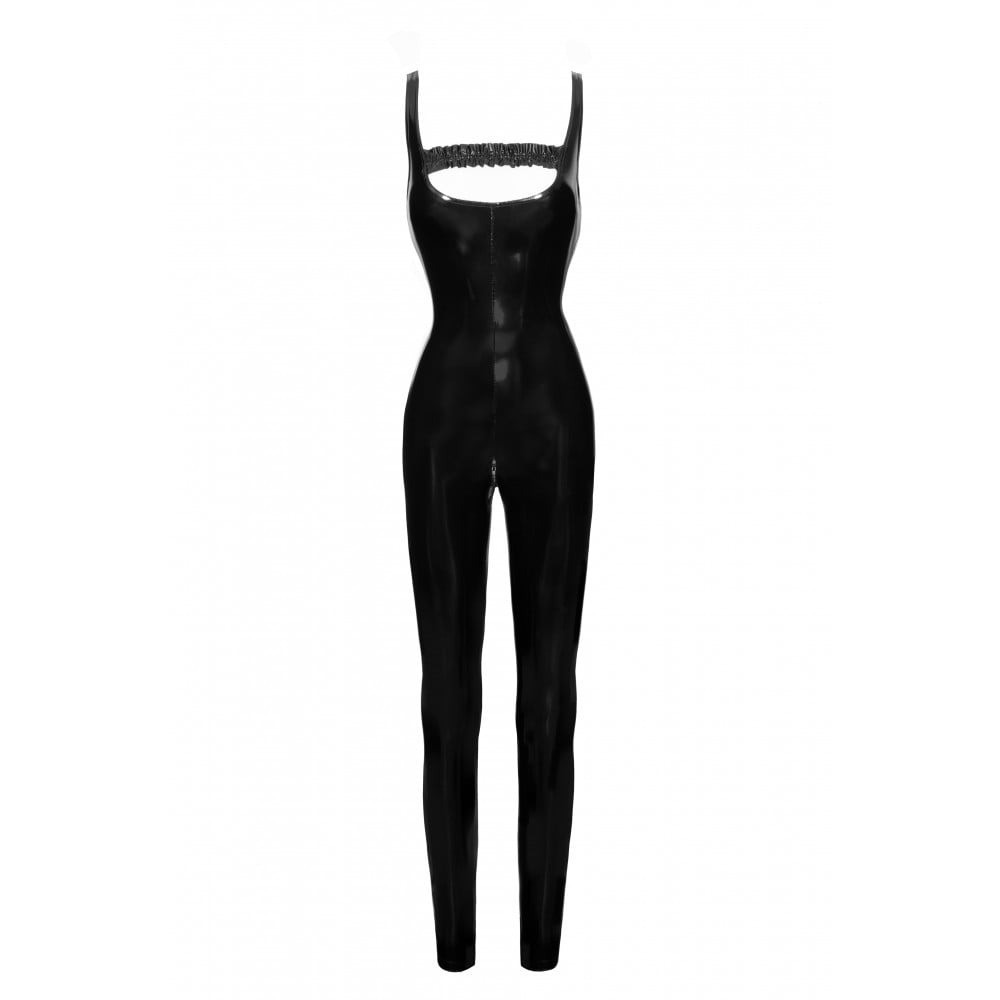 Комбинезон с открытой спиной виниловый Noir Handmade черный, M Sex Aura Киев - изображение 4