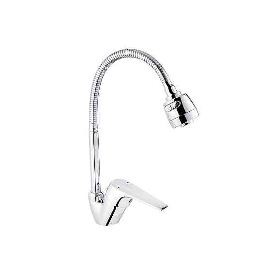 Змішувач для кухні з гнучким виливом Kroner KRM Odra - C038-1 Київ