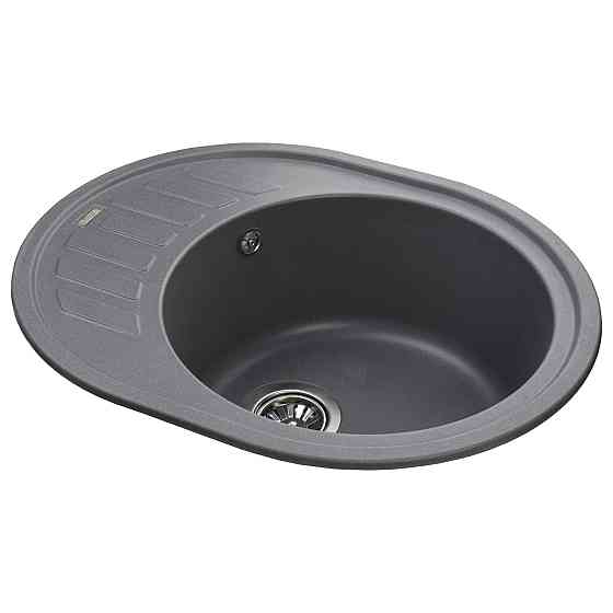 Гранітна мийка Globus Lux ARNO сірий металік 620х500мм-А0003 Київ