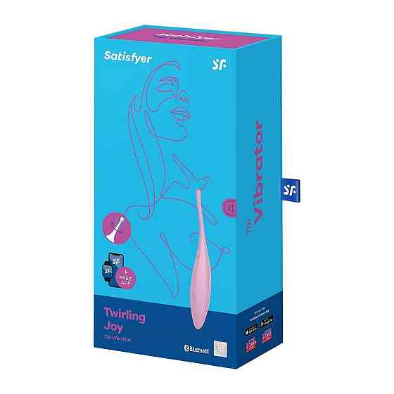 Смарт-вібратор для клітора Satisfyer Twirling Joy Pink Sex Aura Київ