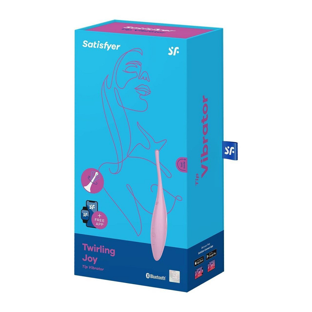 Смарт-вібратор для клітора Satisfyer Twirling Joy Pink Sex Aura Київ - фото 6