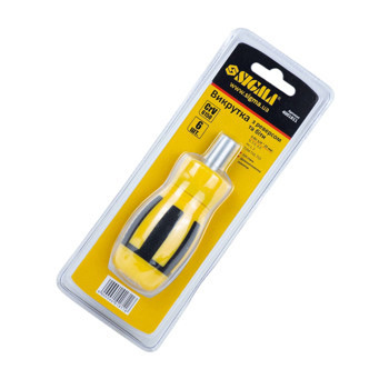 Отвертка с битами 6 шт CrV трещоточная MINI (блистер) Мукачево - изображение 1