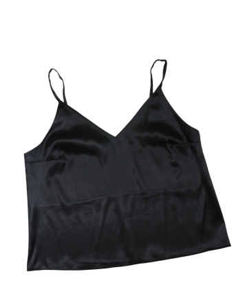 Базовая майка женская атлас Черный 2XL Харьков