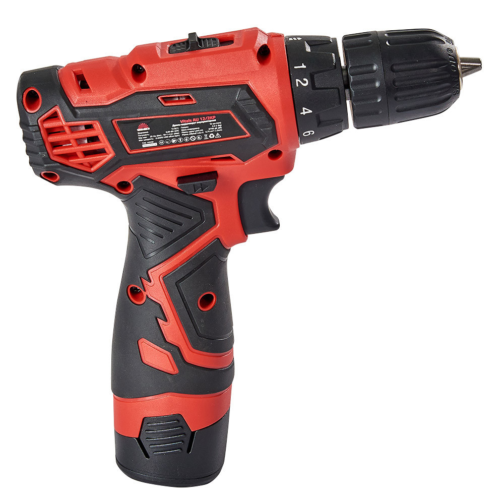 Дриль-шурупокрут акумуляторний Vitals AU 12/2KP Харків - фото 4