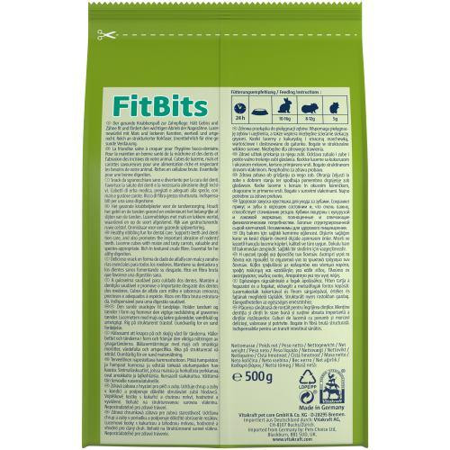 Ласощі Vitakraft FitBits для кроликів, заточка зубів, 500 г Вінниця - фото 3