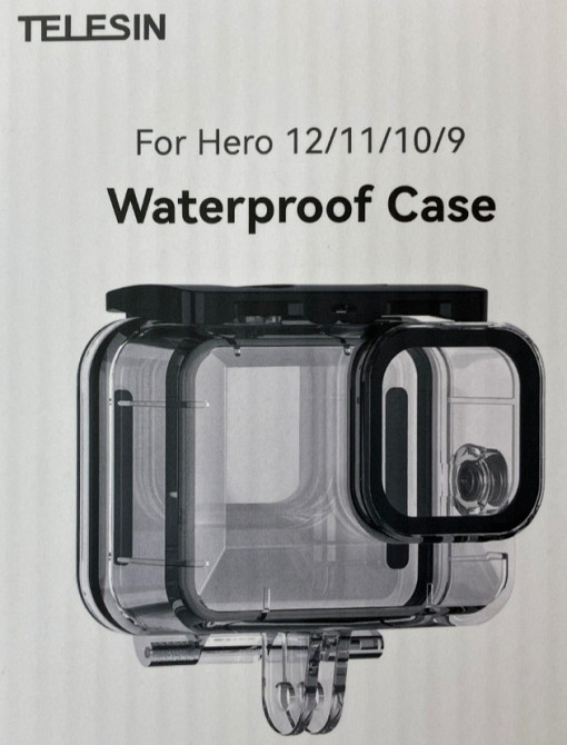Захисний Бокс Telesin для GoPro 13/12/11/10/9. Аквабокс . Кейс.Нові. Харків - фото 4