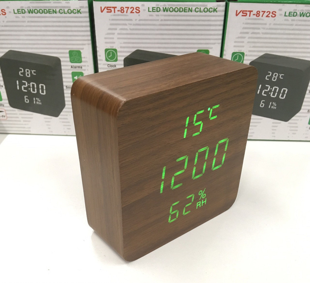 Настільний годинник від мережі +батарейка VST-872/6995 (80 шт./ясть) Одеса - фото 1