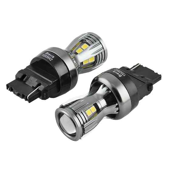 Автолампа Brevia PowerPro LED P27W (3156) 350Lm 14x2835SMD 12/24V CANbus, 2шт Львів