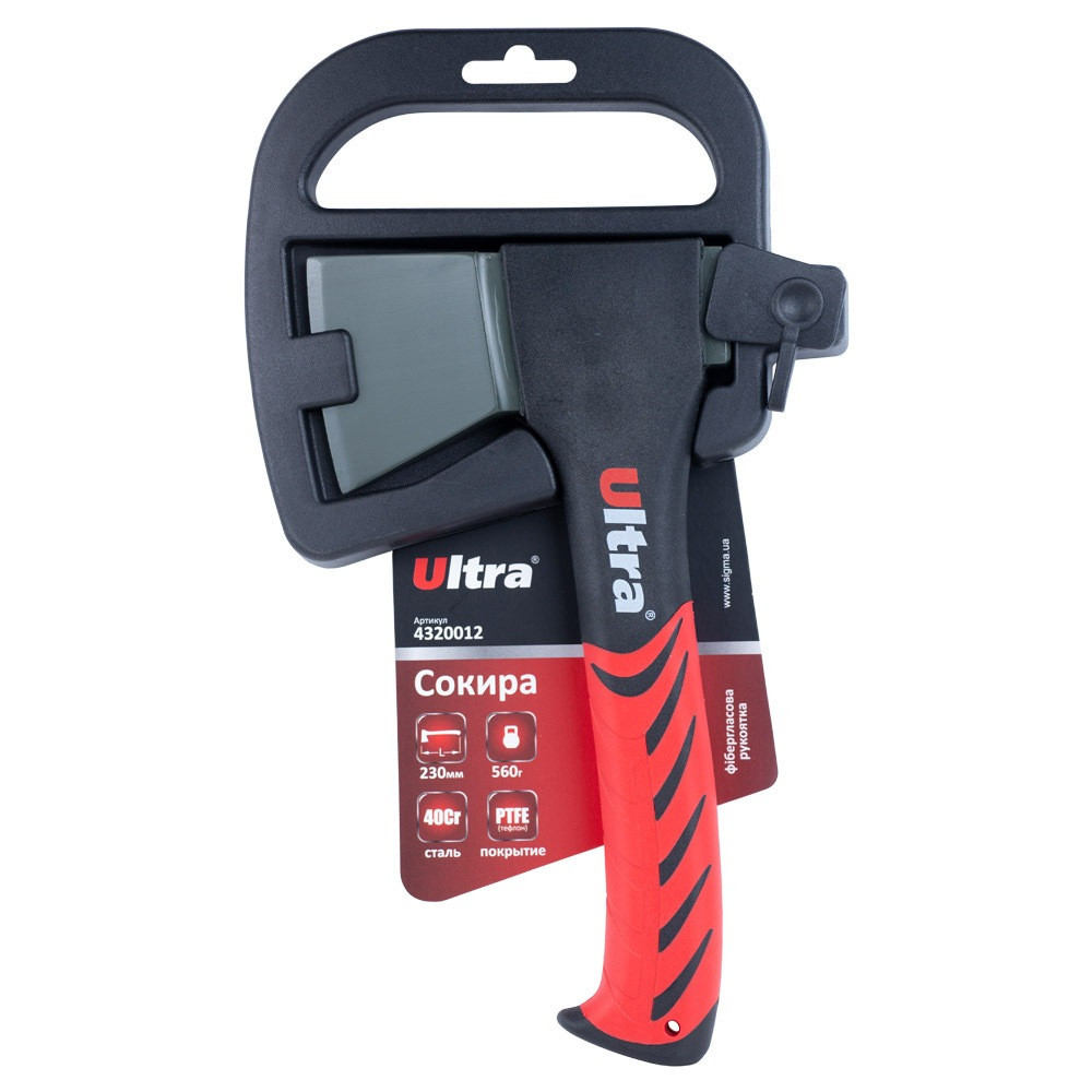 Сокира 560г фибергласовая ручка 230мм ULTRA (4320012) Ровно - изображение 7