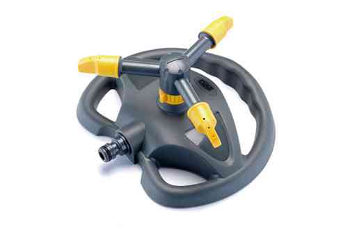 Дождеватель круговой с вращающейся головкой на пластиковой базе СИЛА Киев