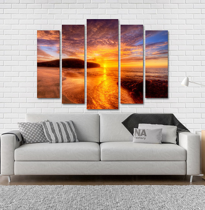 Модульна картина Захід Океан Art-218_5 Київ - фото 2