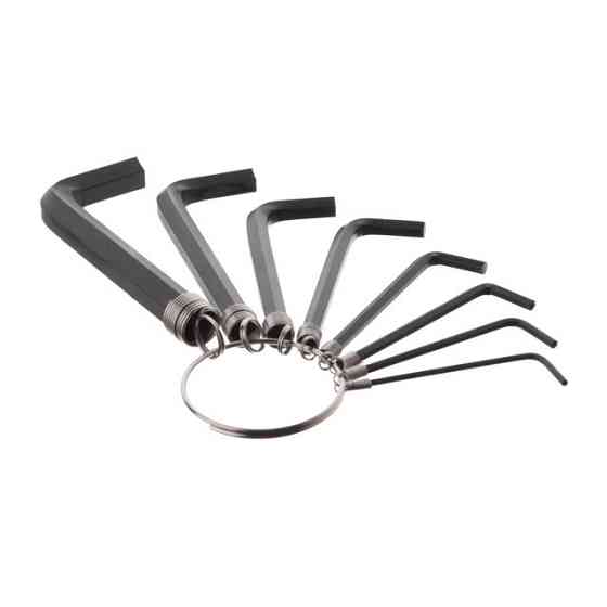 Набор ключей Г-образных шестигранных, 8 шт, 1,5-8 мм INTERTOOL HT-1841 Киев