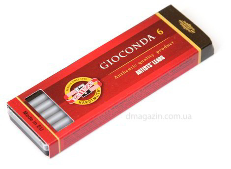 Грифелі до олівців механічних "Koh-i-noor"  5,6мм 4381 срібний (за 1шт), шт Київ - фото 1