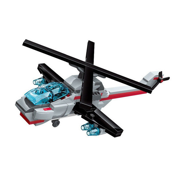 Конструктор Qman 1418Q-1-8 військовий транспорт 74-101 деталь  Вертоліт Вінниця - фото 1