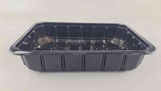 Харчові паковання поліпропіленова на М-4 (260х177х55) чорний полімерний (50 шт.) Харків