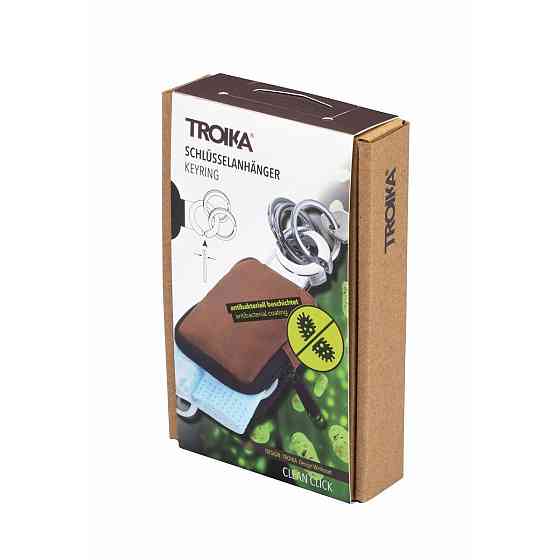 Брелок Troika Key-Click Valet з антибактеріальним покриттям Рівне