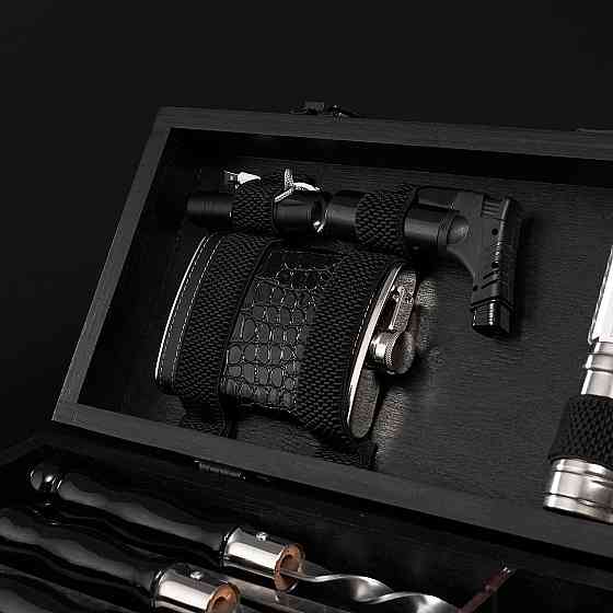 Шампури подарункові набір бокс для пікніка гриля та барбекю Оригінальні Віп подарунки на день народження татові, хлопцю, Тернопіль